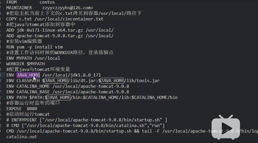 自定义同个tomcat镜像