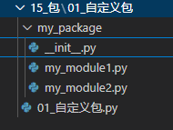 python自定义包的层级关系