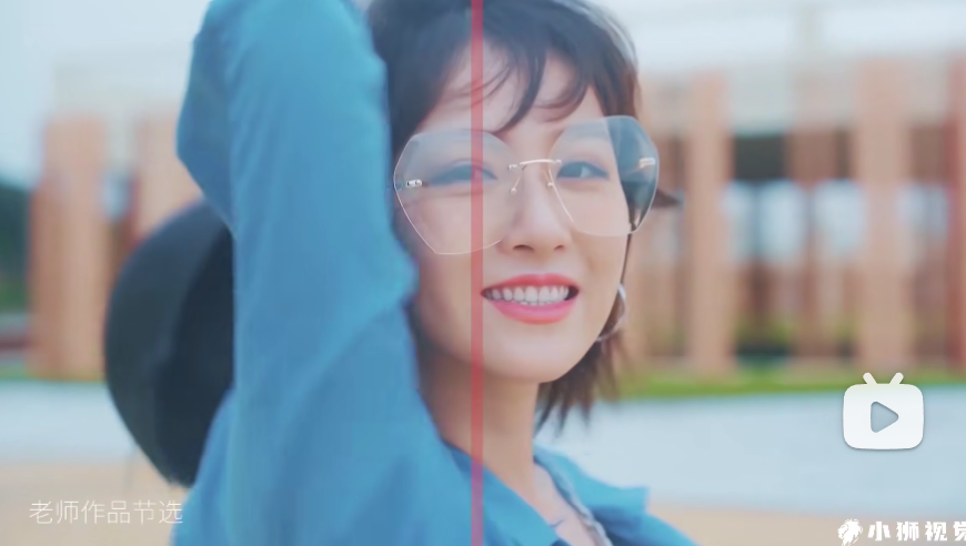 对称构图画面